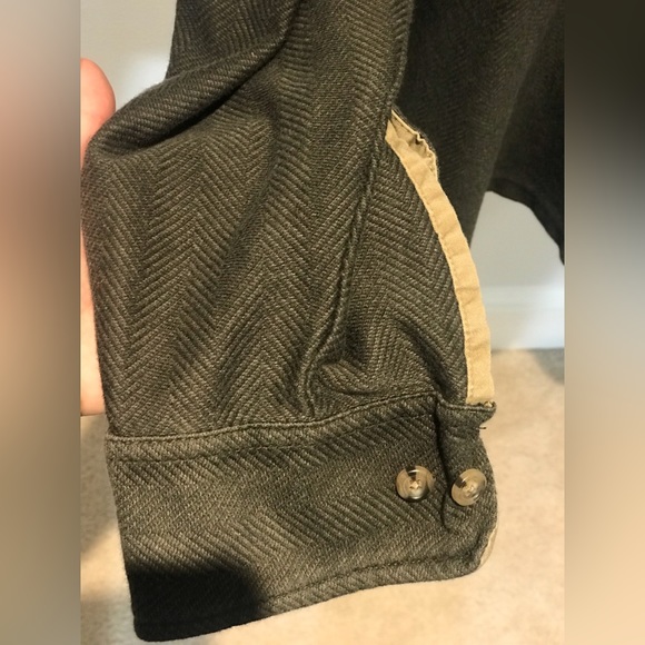 L.L.Bean Gray Button Collar Fisherman Sweater Men Size XXL Tall Long Sleeve polo - Picture 5 of 6